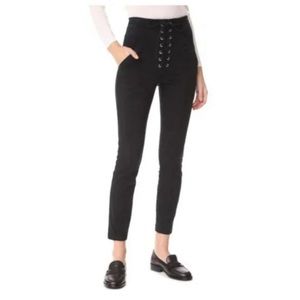 NWT ALC Kyle Pant Black Sz 10 Straight Skinny Pants